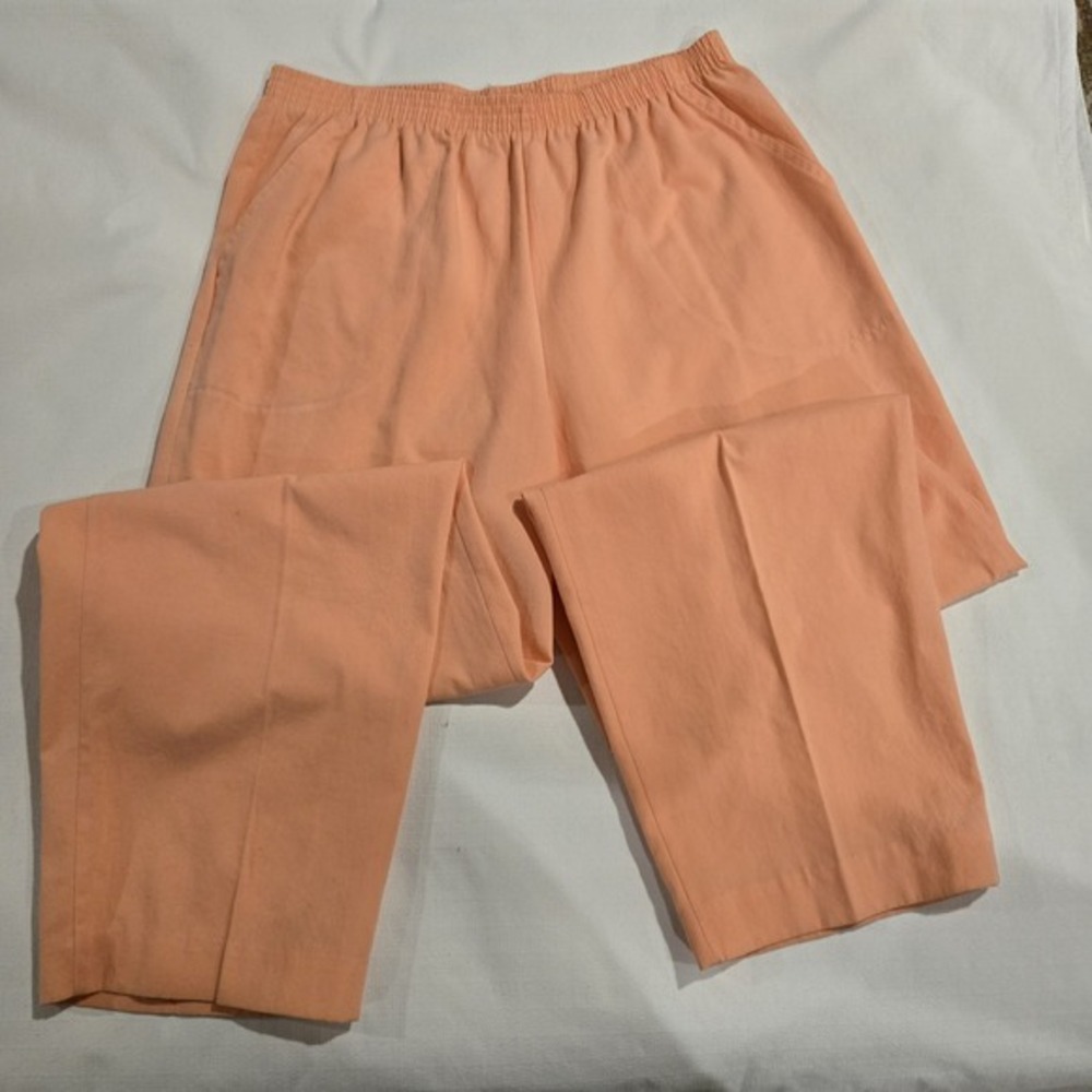 Simply Petites By Cricket Lane Peach Elastic Waist Pockets Read Description L P